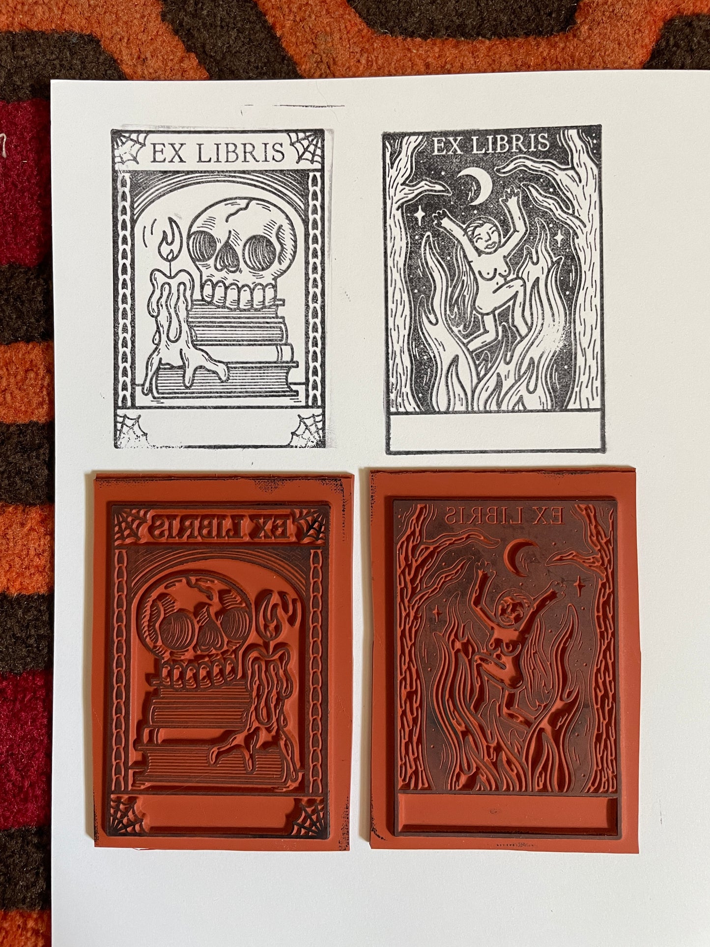 Ex Libris Book Stamps