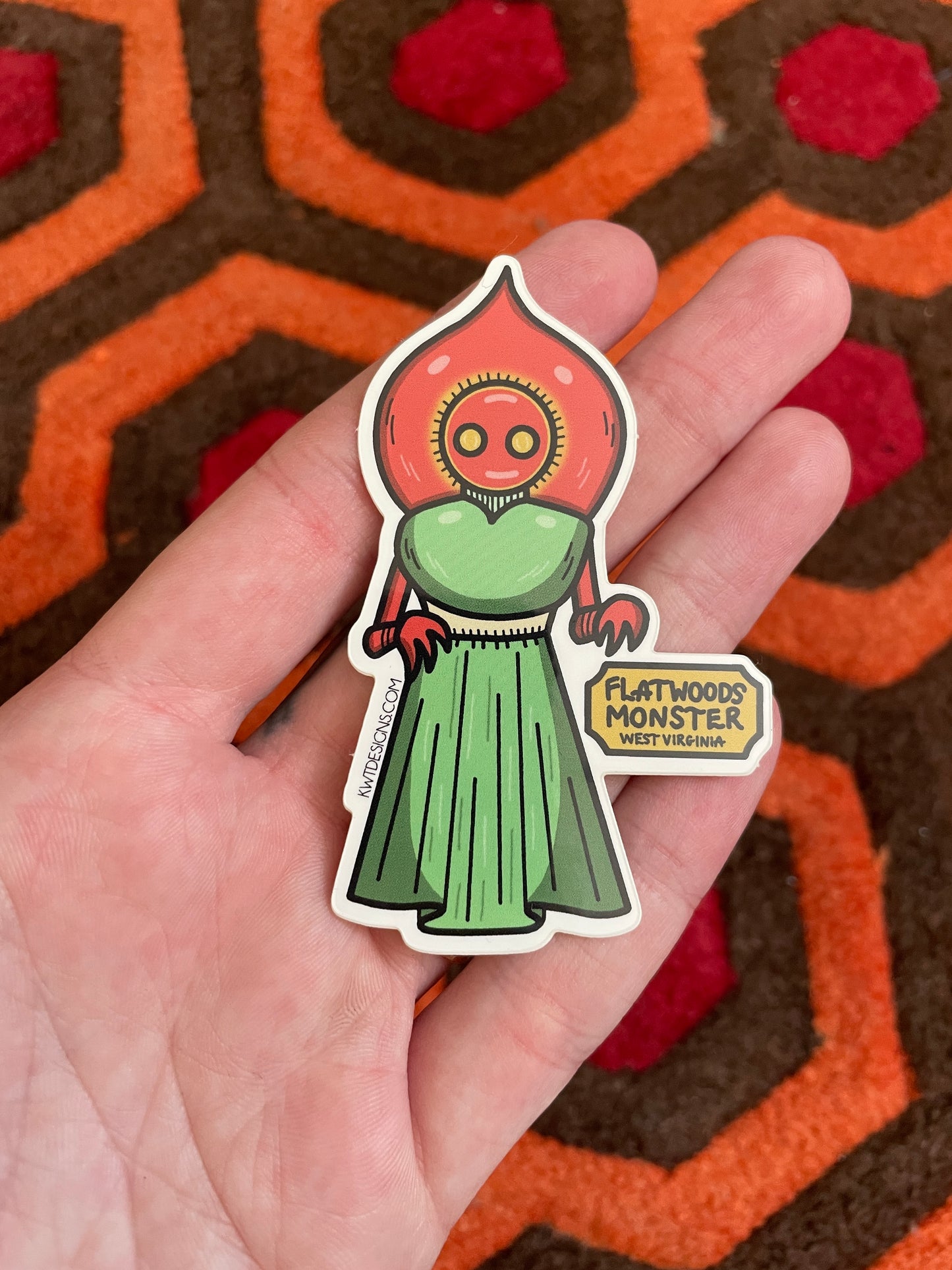 Flatwoods Monster Sticker