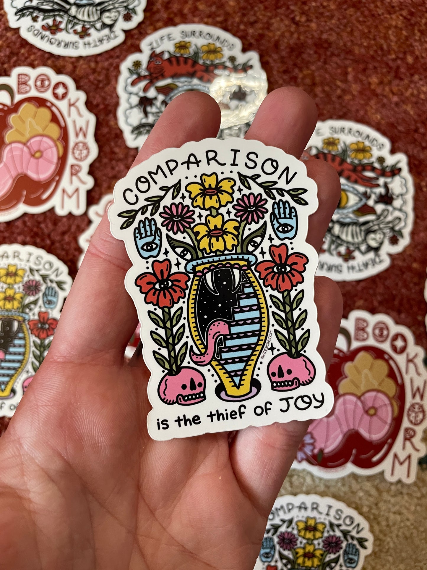 Comparison is the Thief of Joy Sticker