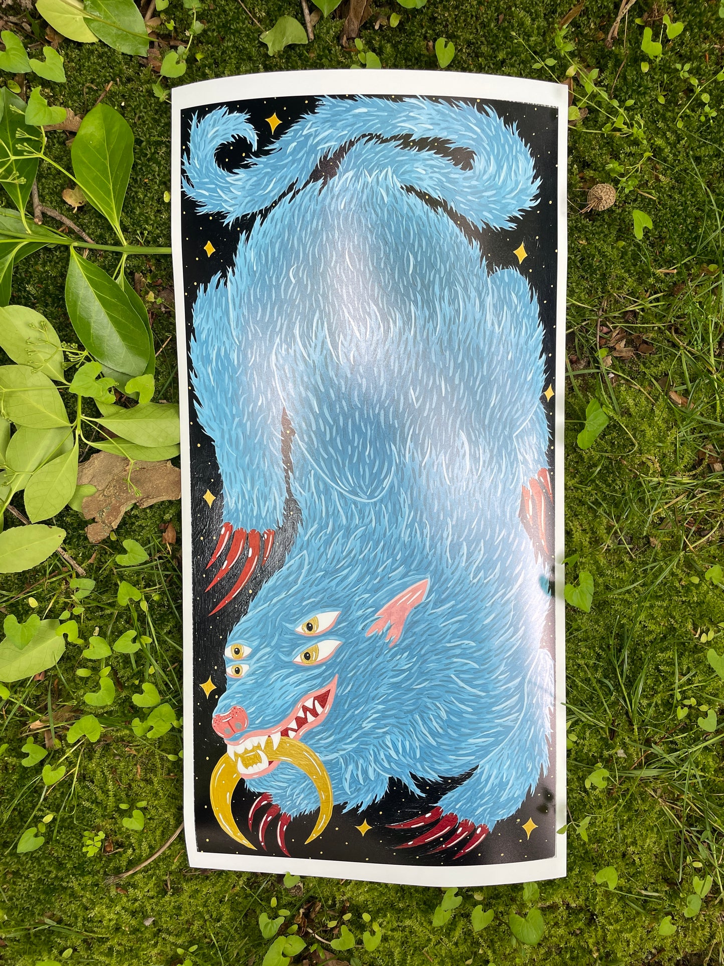 Crawling Wolf Fine Art Print