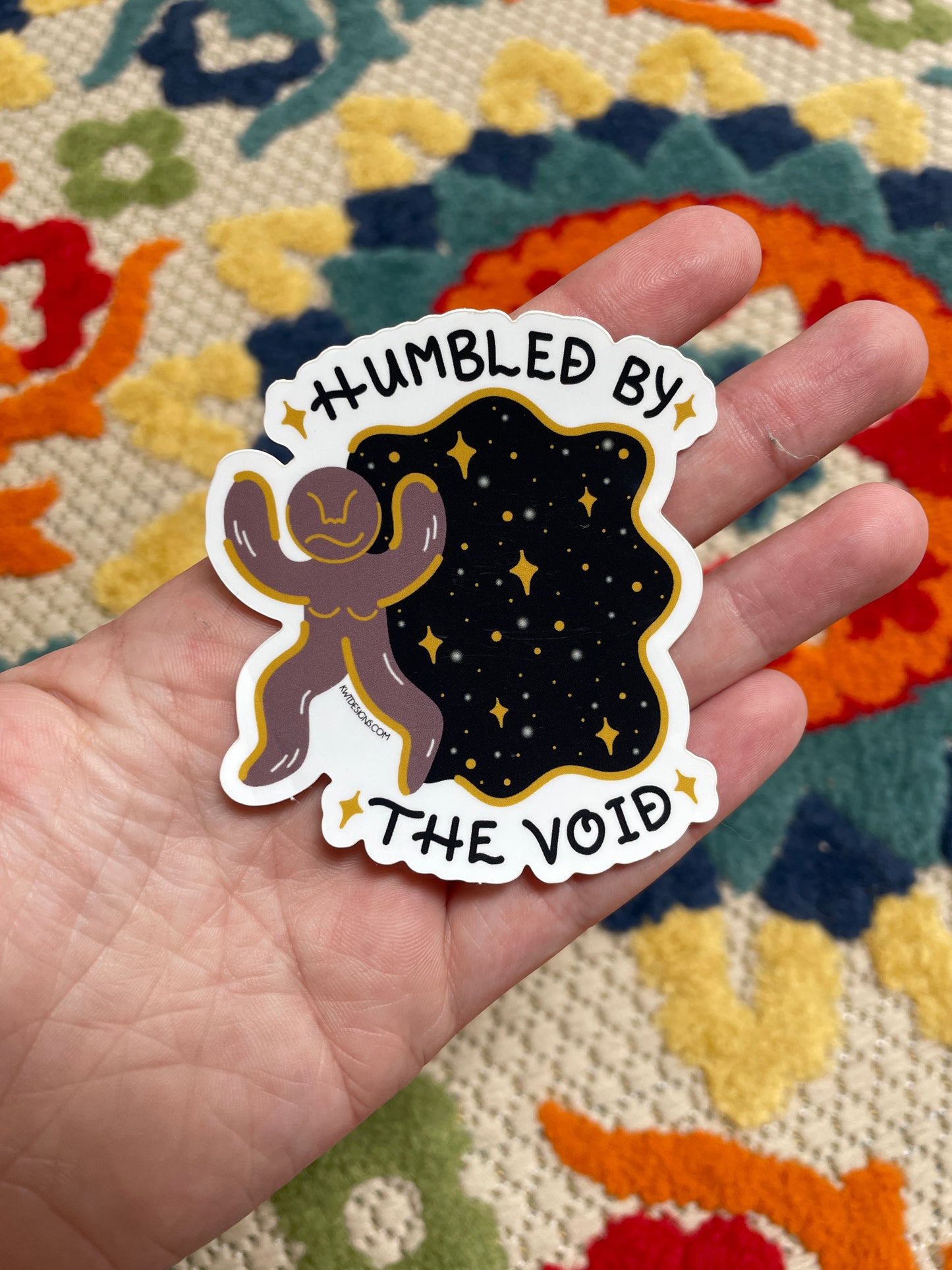 Humbled by the Void Sticker