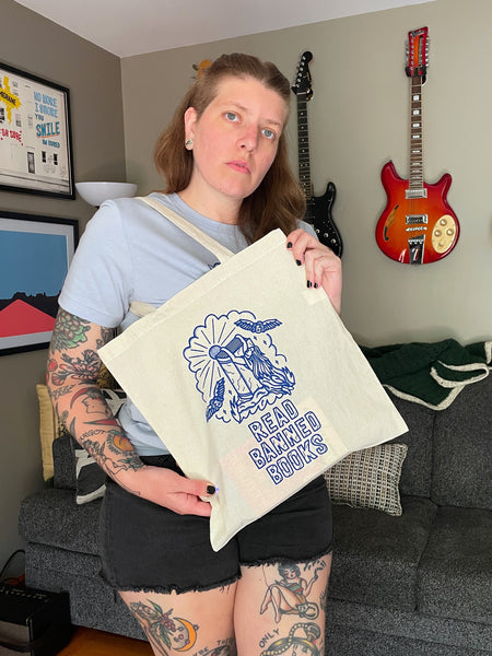 Read Banned Books Tote Bag
