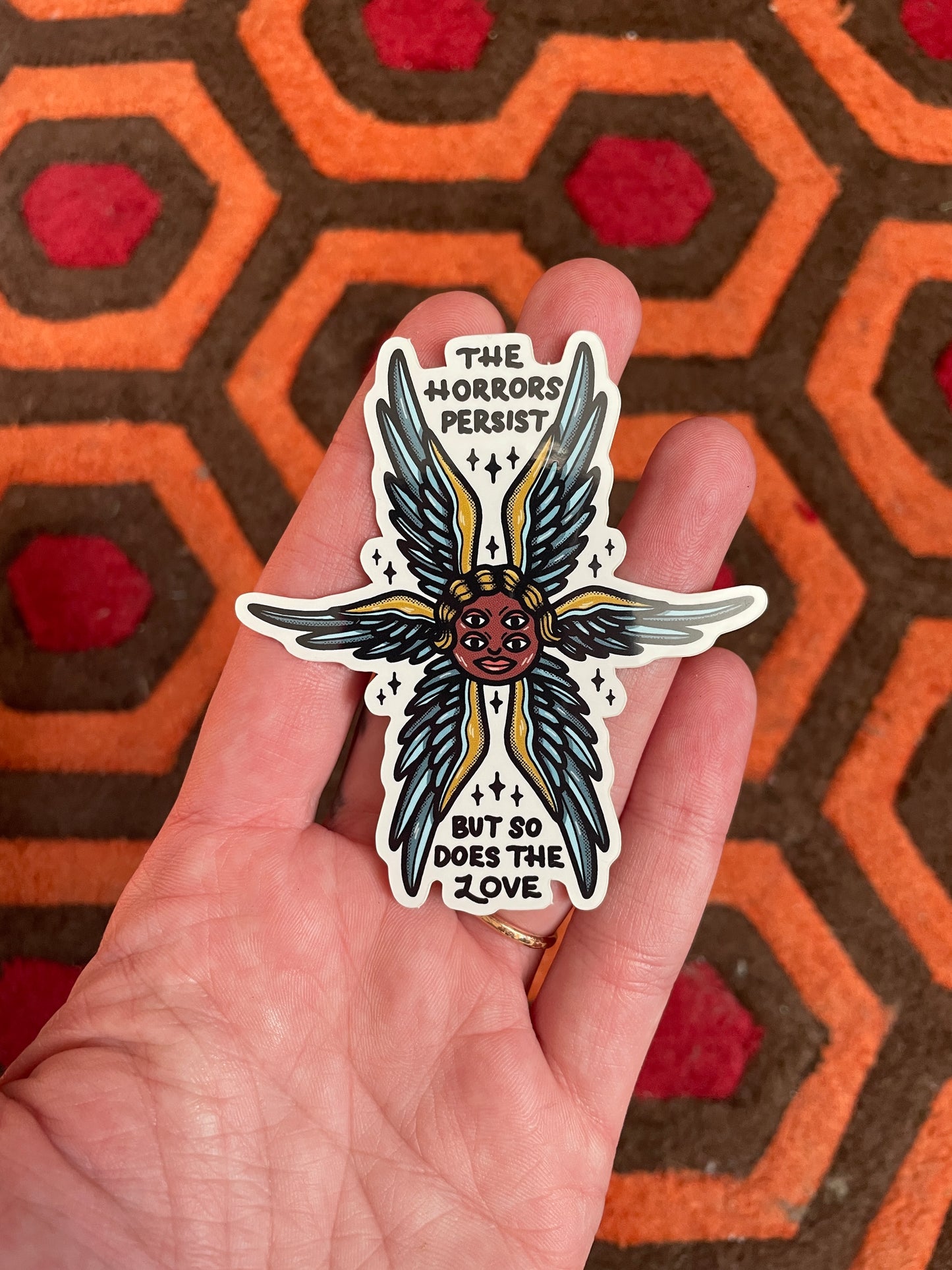Biblically Accurate Horrors Sticker