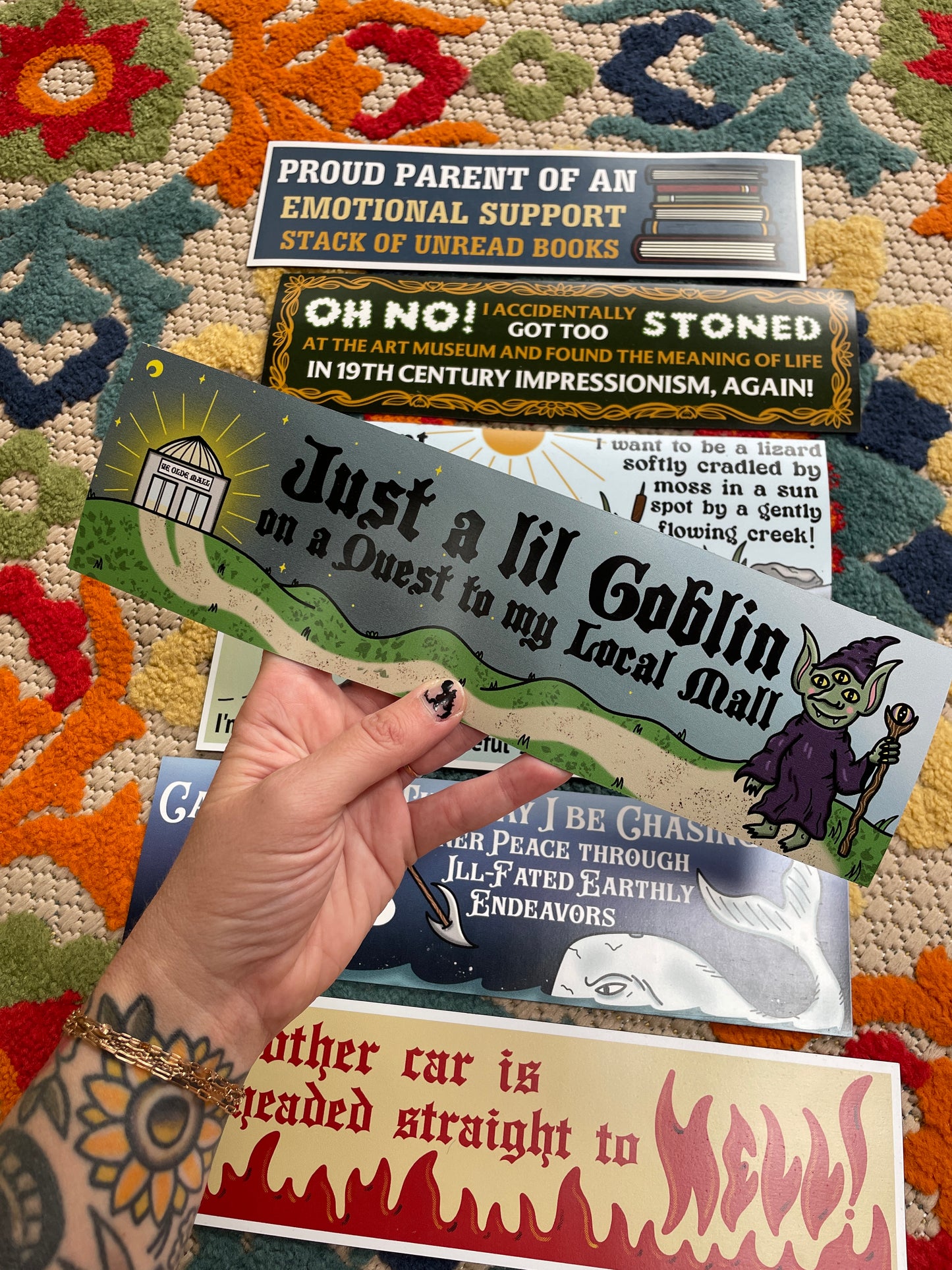Lil Goblin Car Bumper Magnet
