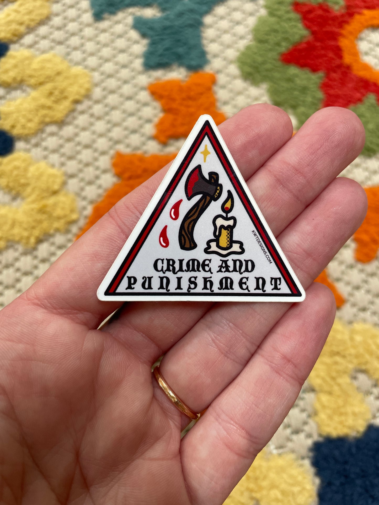 Crime and Punishment Sticker