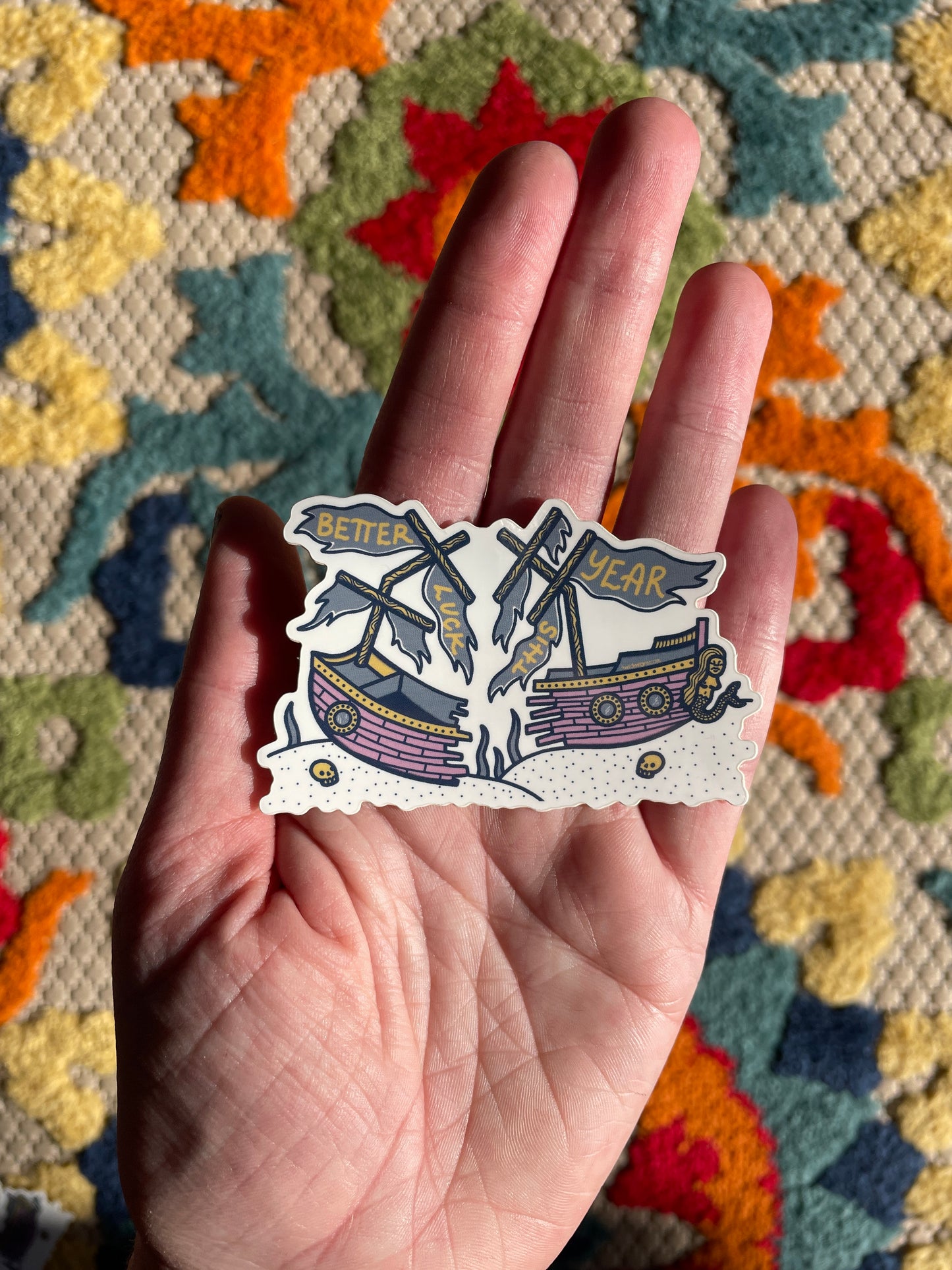 Better Luck This Year Sticker 2025