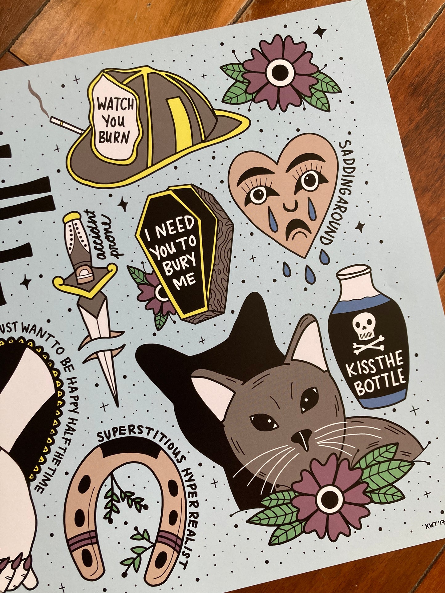 Jawbreaker Flash Sheet Print
