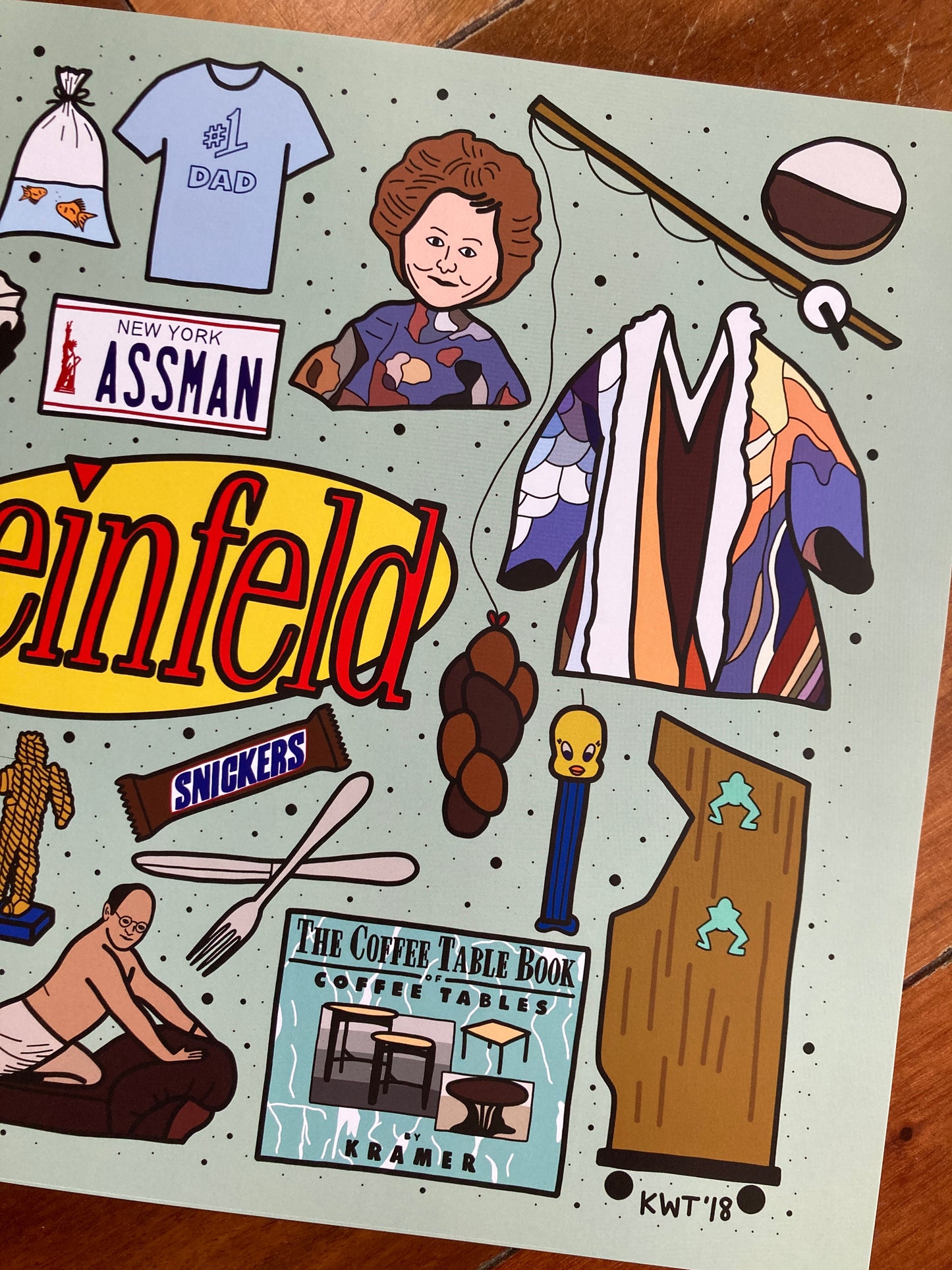 Seinfeld Flash Sheet Print