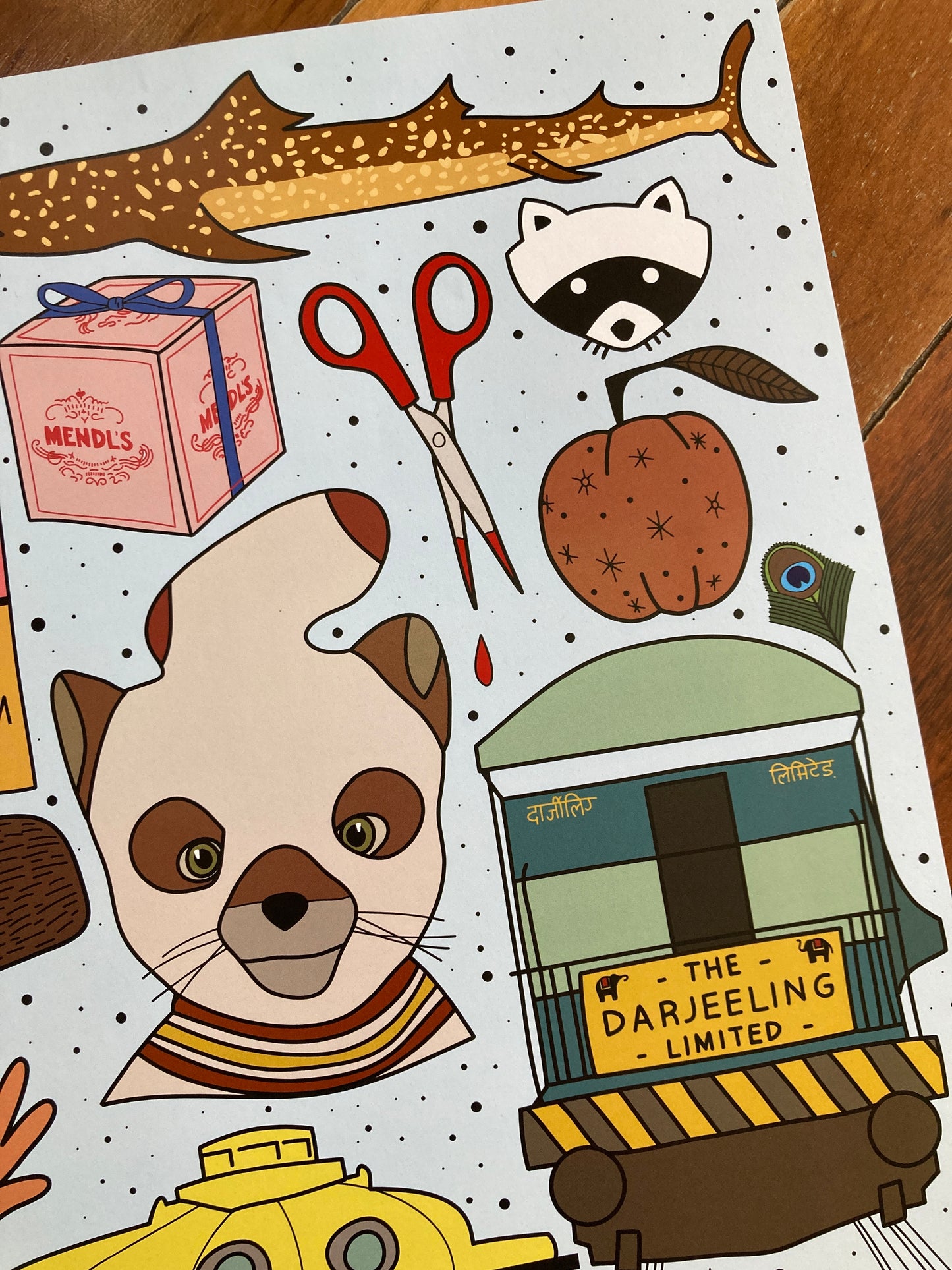 Wes Anderson Flash Sheet Print