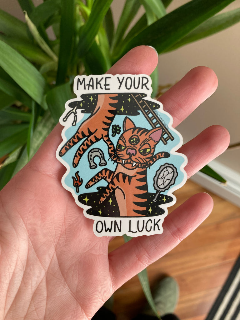 Make Your Own Luck Sticker