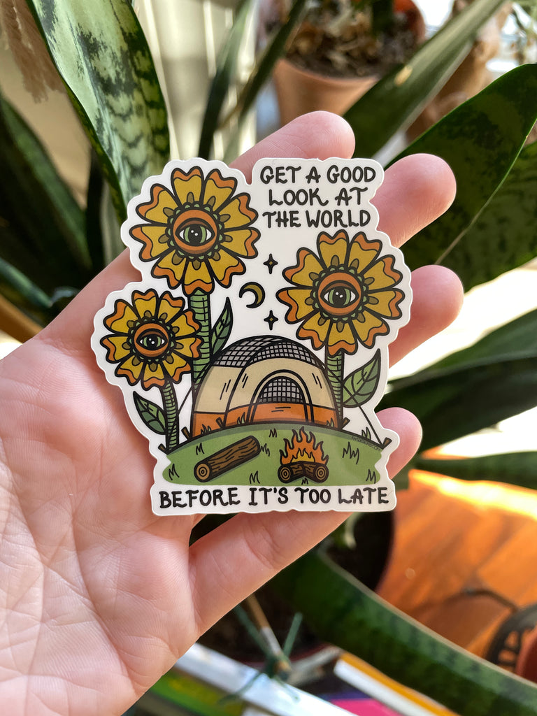 Look at the World Sticker