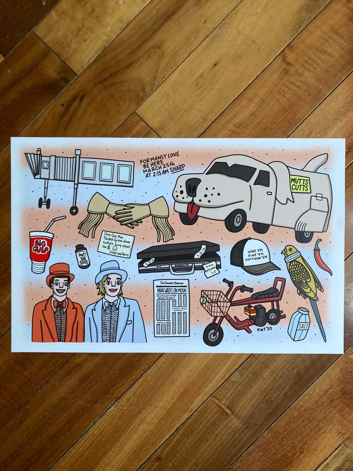 Dumb and Dumber Flash Sheet Print
