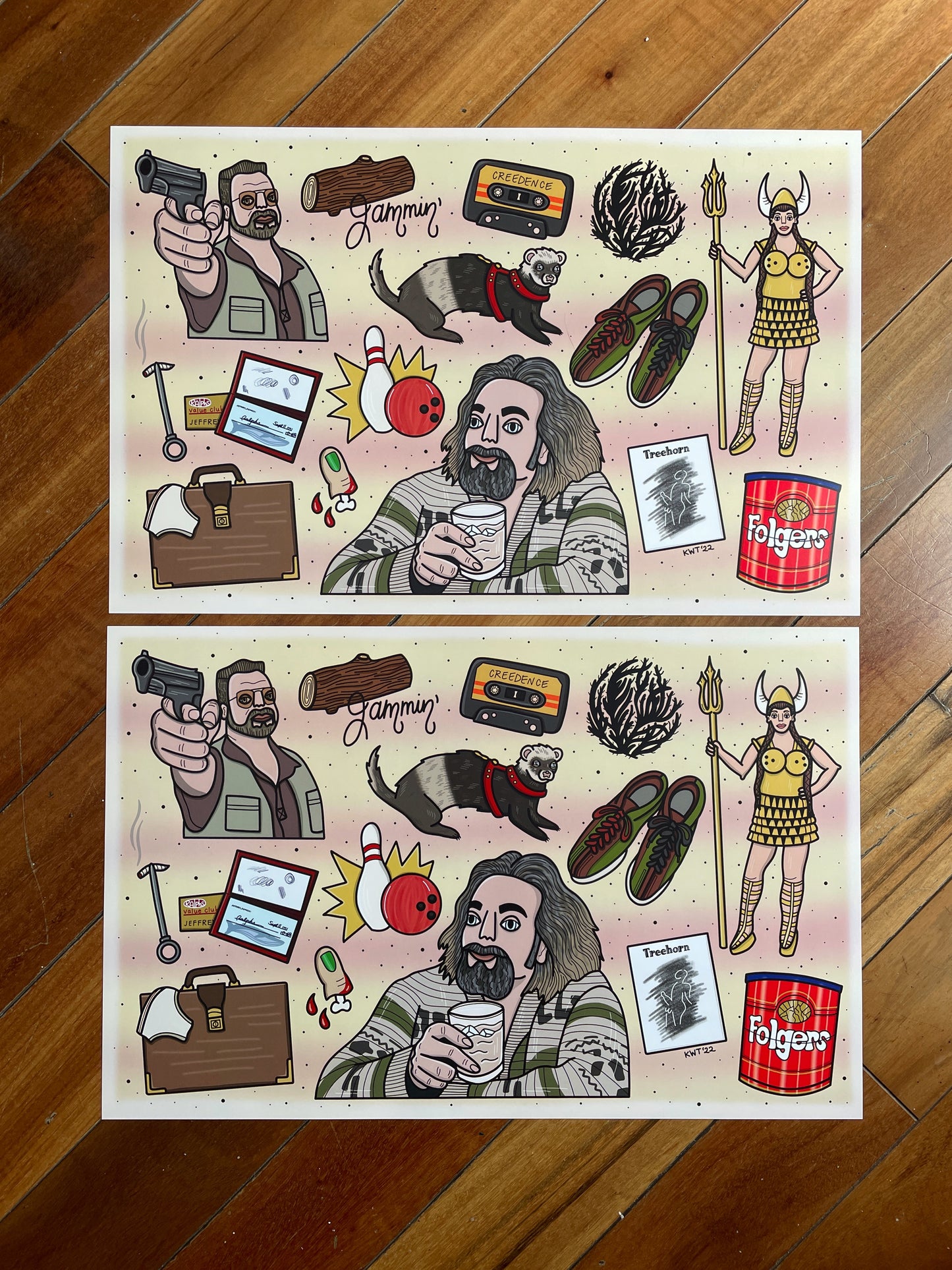 Big Lebowski Flash Sheet Print