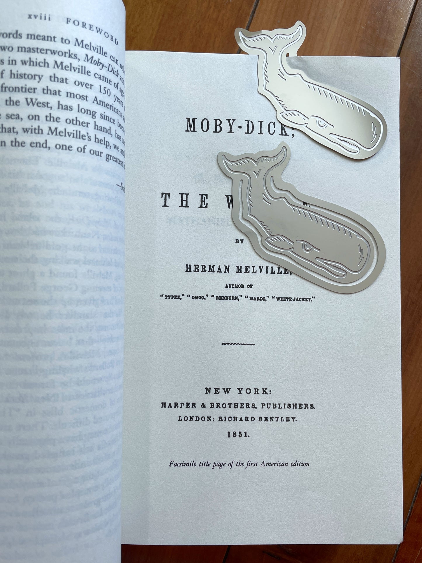 White Whale Bookmark