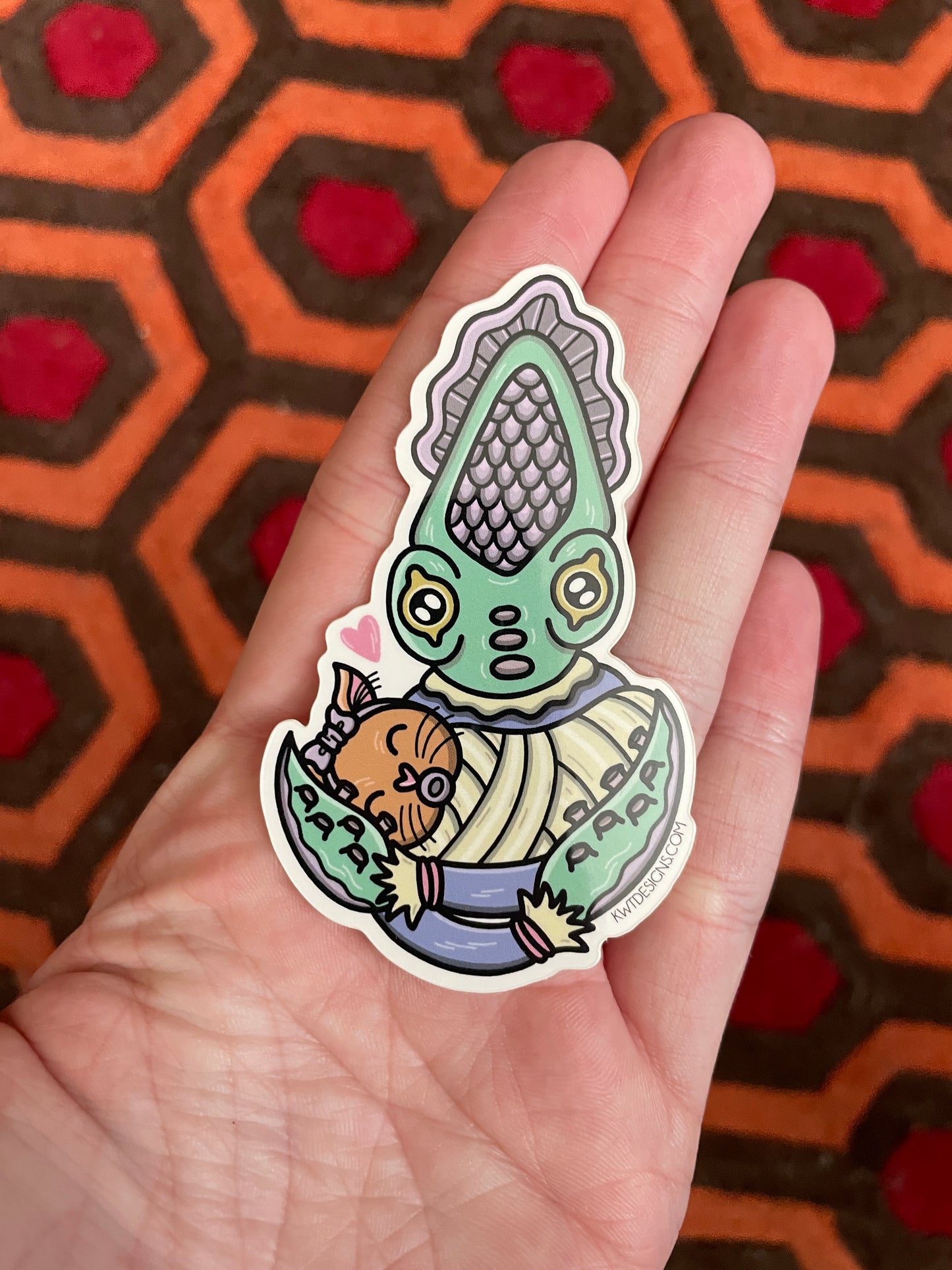 Mama Squid Sticker
