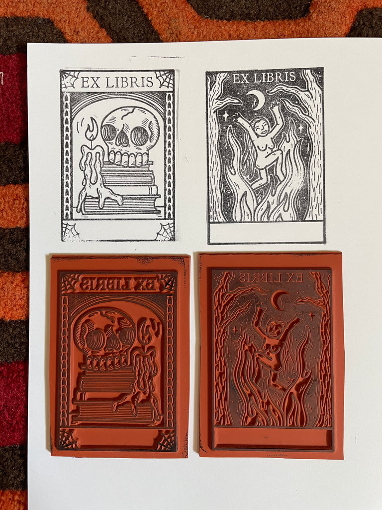 Ex Library Stamp Ex Libris Book Stamps – KWT Designs