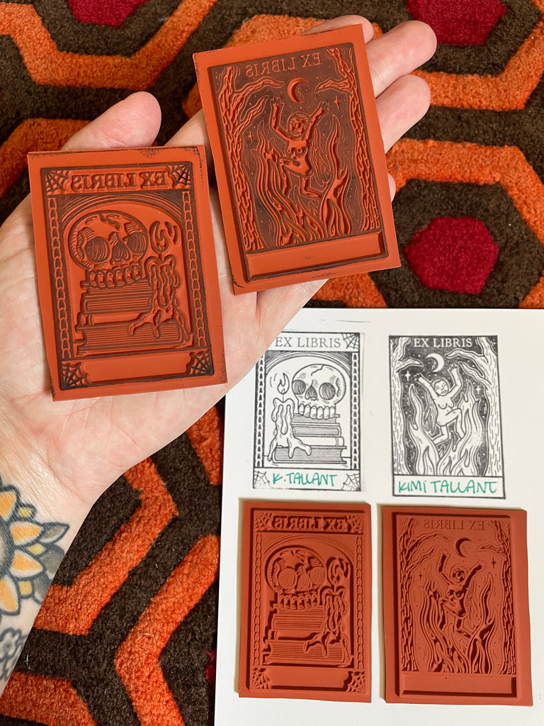 Ex Libris Book Stamps – KWT Designs