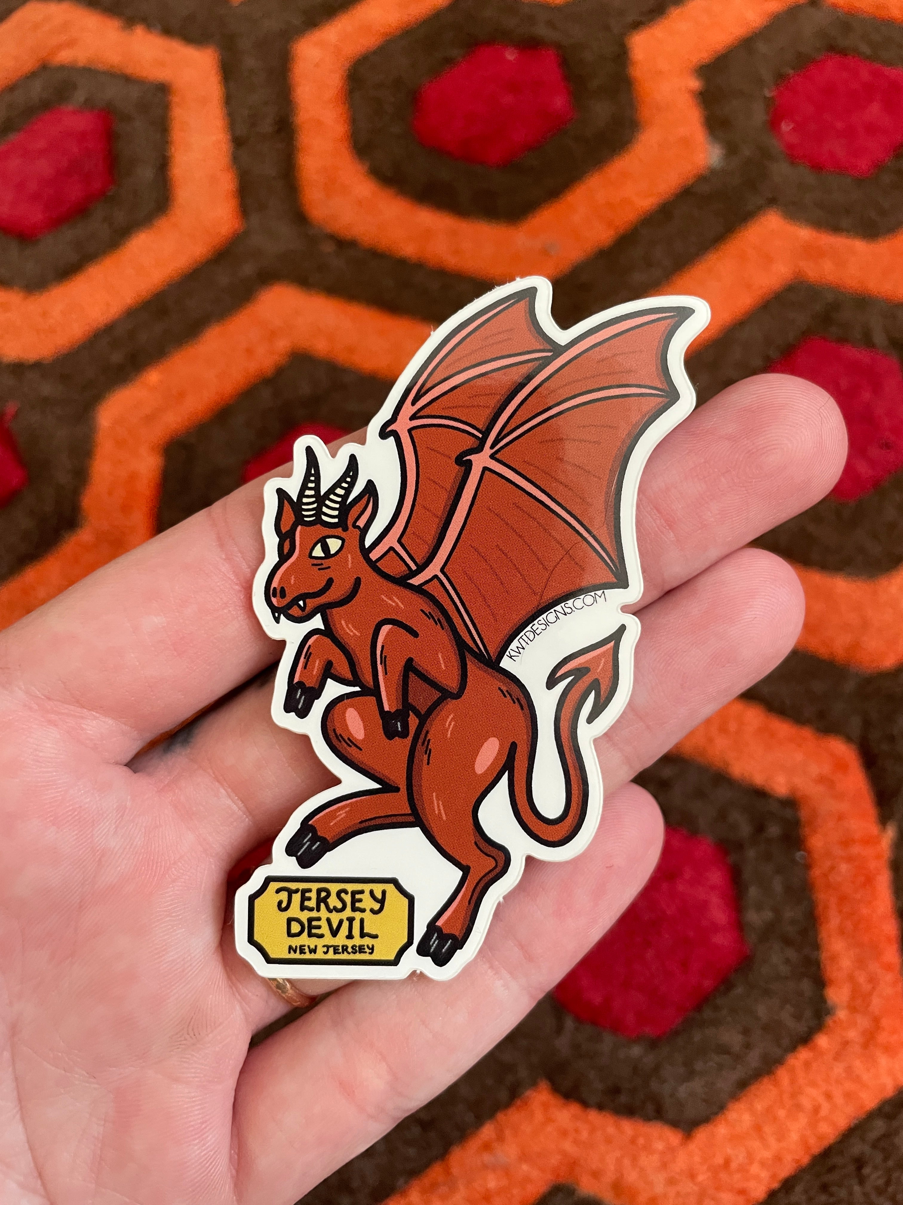 Jersey Devil Sticker – KWT Designs