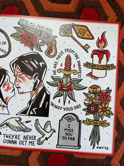 Three Cheers Flash Sheet Print