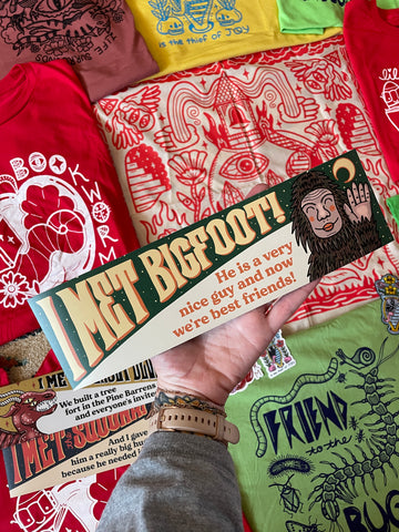 Bigfoot Car Bumper Magnet