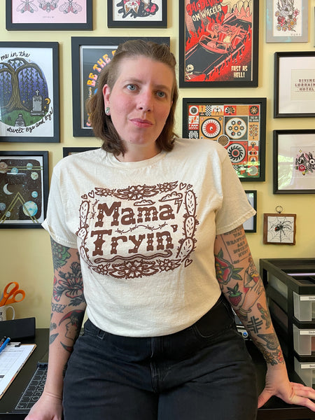 Mama Tryin Tee Shirt