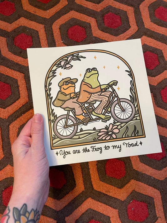 Frog and Toad Print