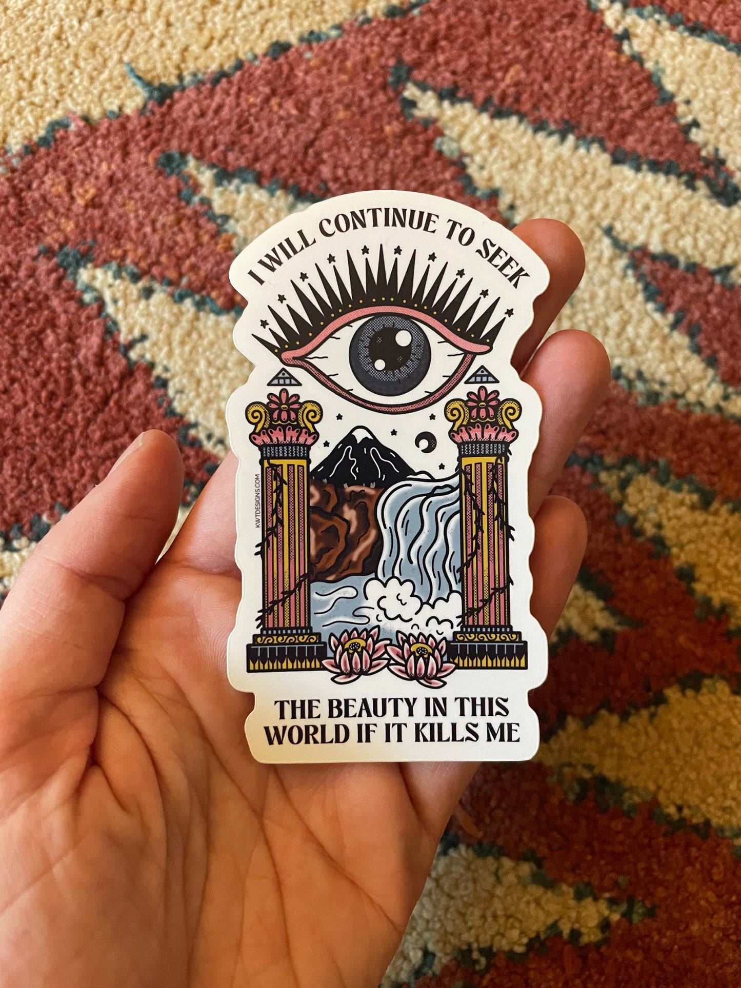 Seek the Beauty Sticker