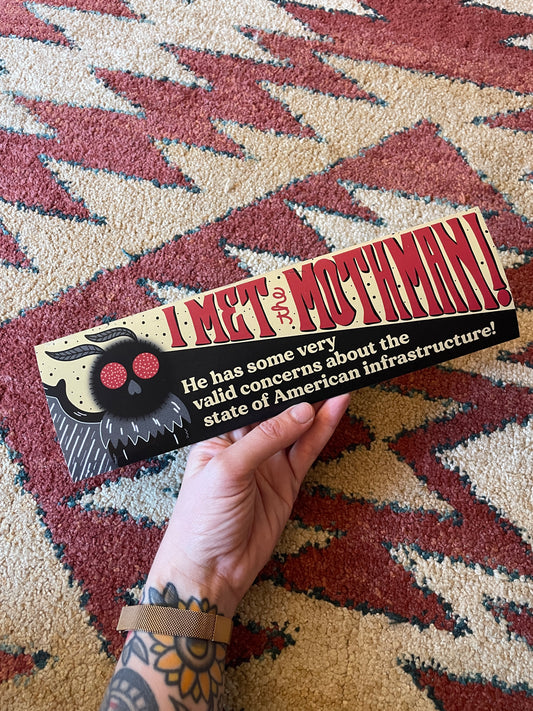Mothman Car Bumper Magnet