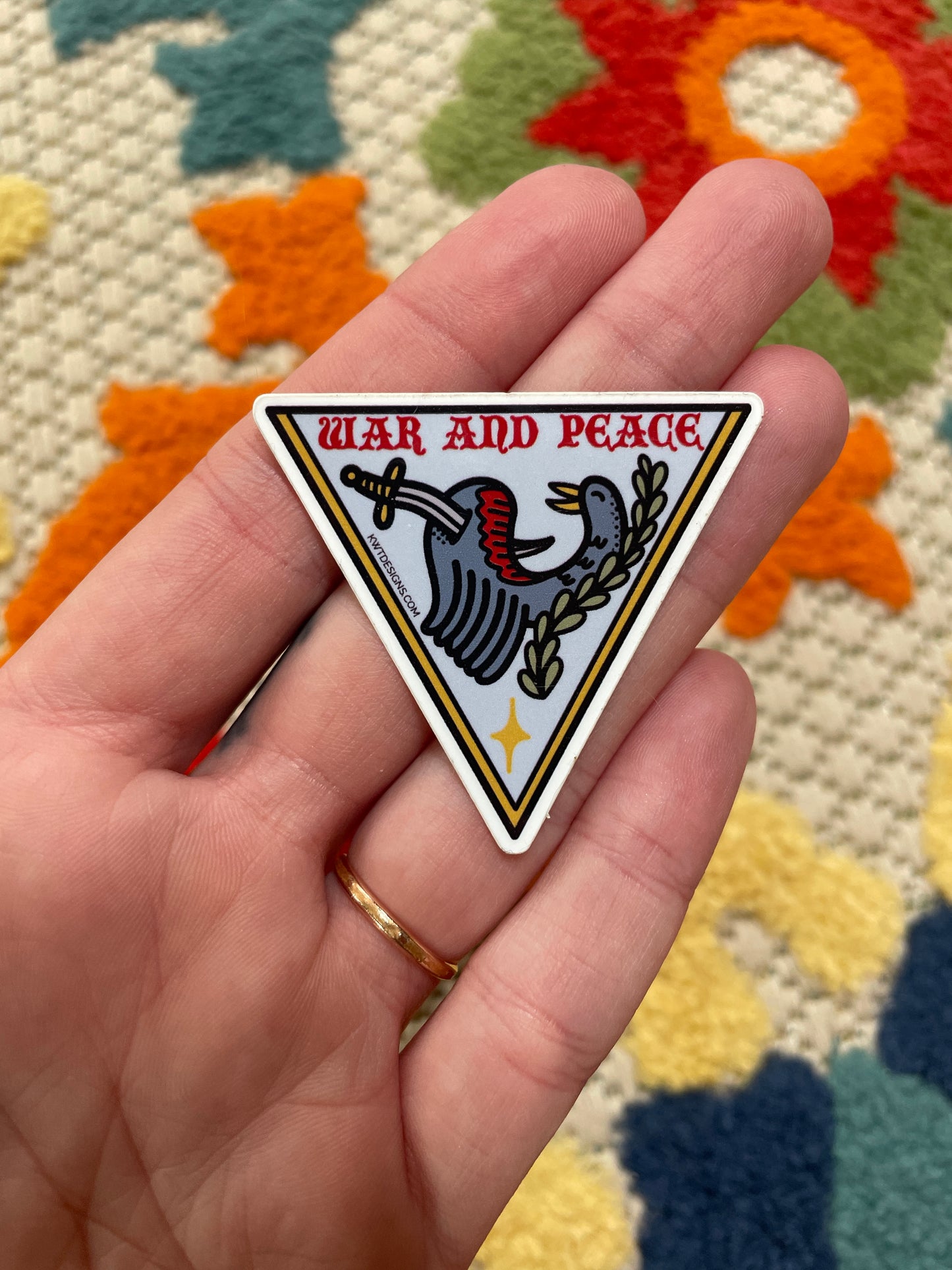 War and Peace Sticker