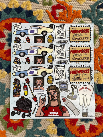 Joe Dirt Flash Sheet Print