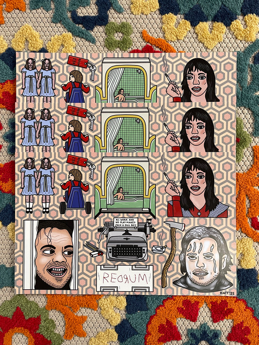 The Shining Flash Sheet Print