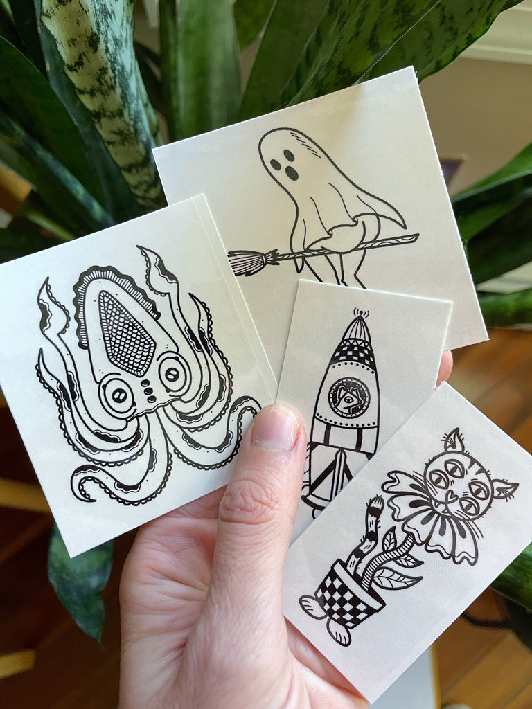 Temporary Tattoo set