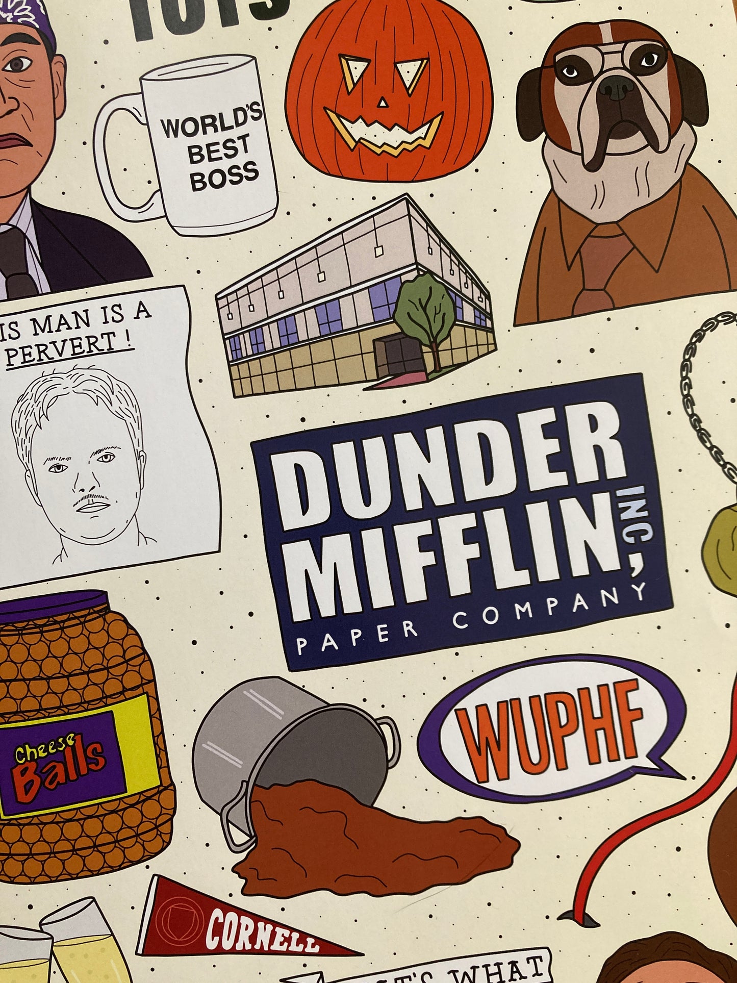 The Office Flash Sheet Art Print