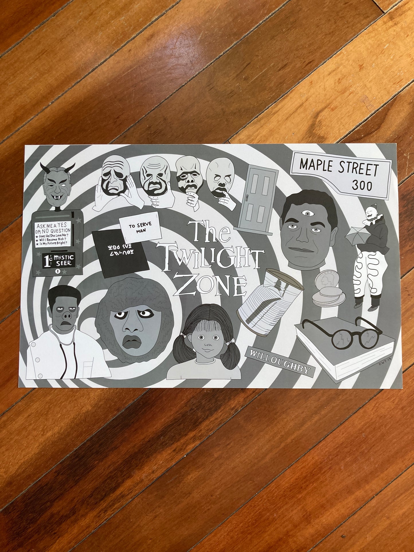 Twilight Zone Art Print