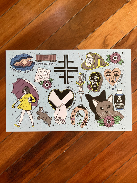 Jawbreaker Flash Sheet Print