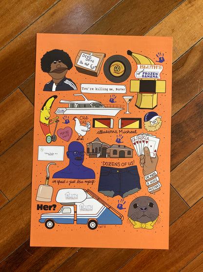Arrested Development Flash Sheet Print