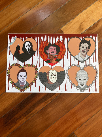 Horror Boyfriend Art Print