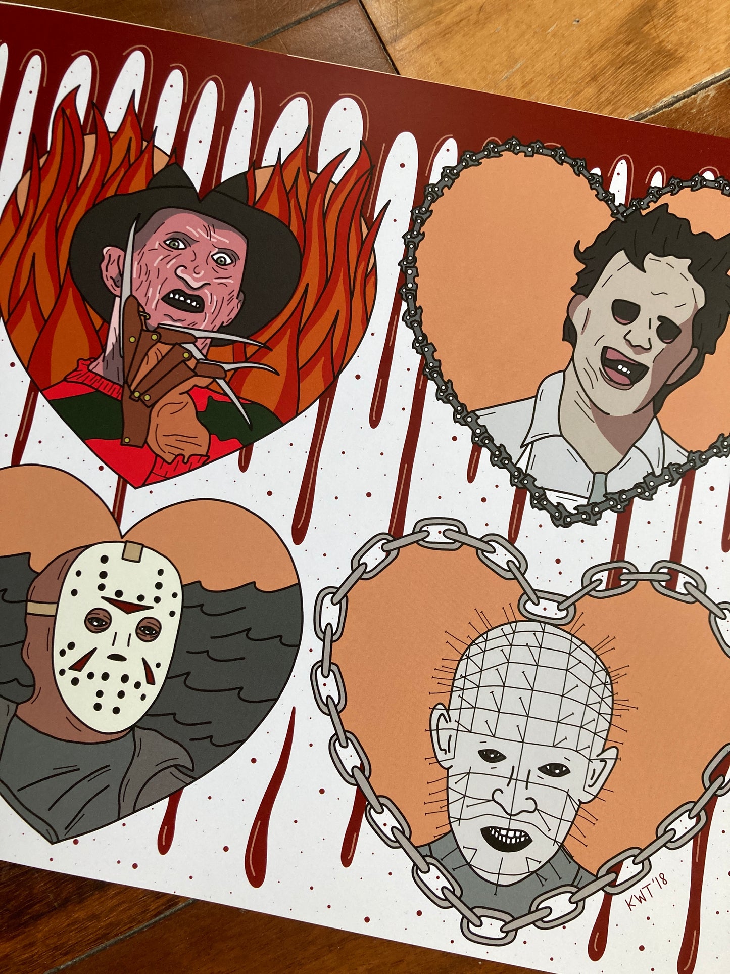 Horror Boyfriend Art Print