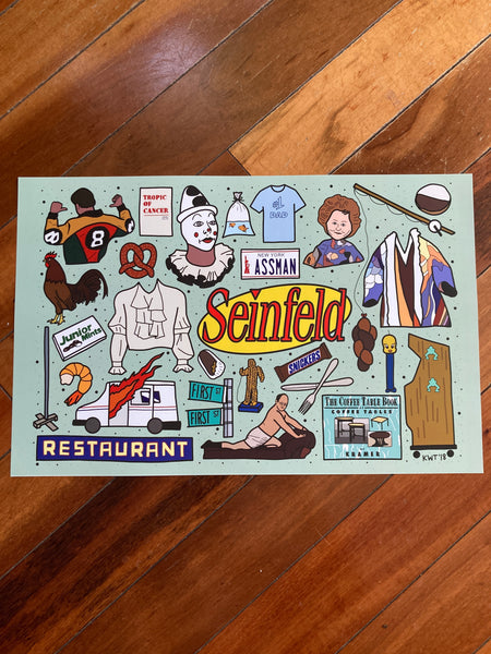 Seinfeld Flash Sheet Print
