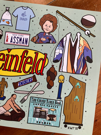 Seinfeld Flash Sheet Print