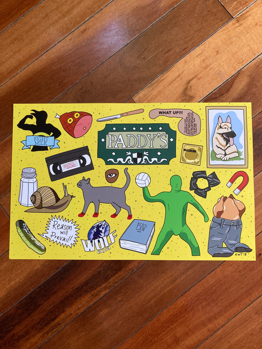 It's Always Sunny in Philadelphia Flash Sheet Print