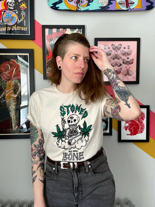 RETIRING Stoned to the Bone Tee Shirt