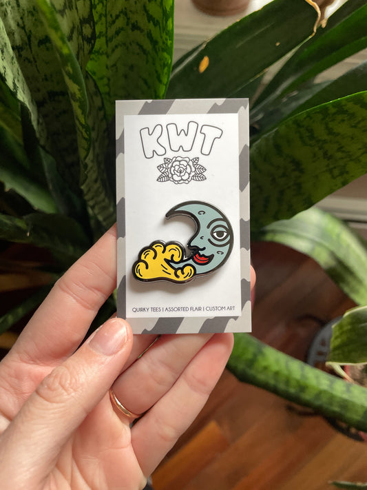 Moon Enamel Pin