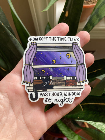 How Soft the Time Flies Sticker