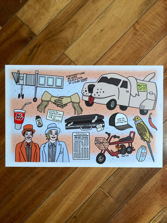 Dumb and Dumber Flash Sheet Print
