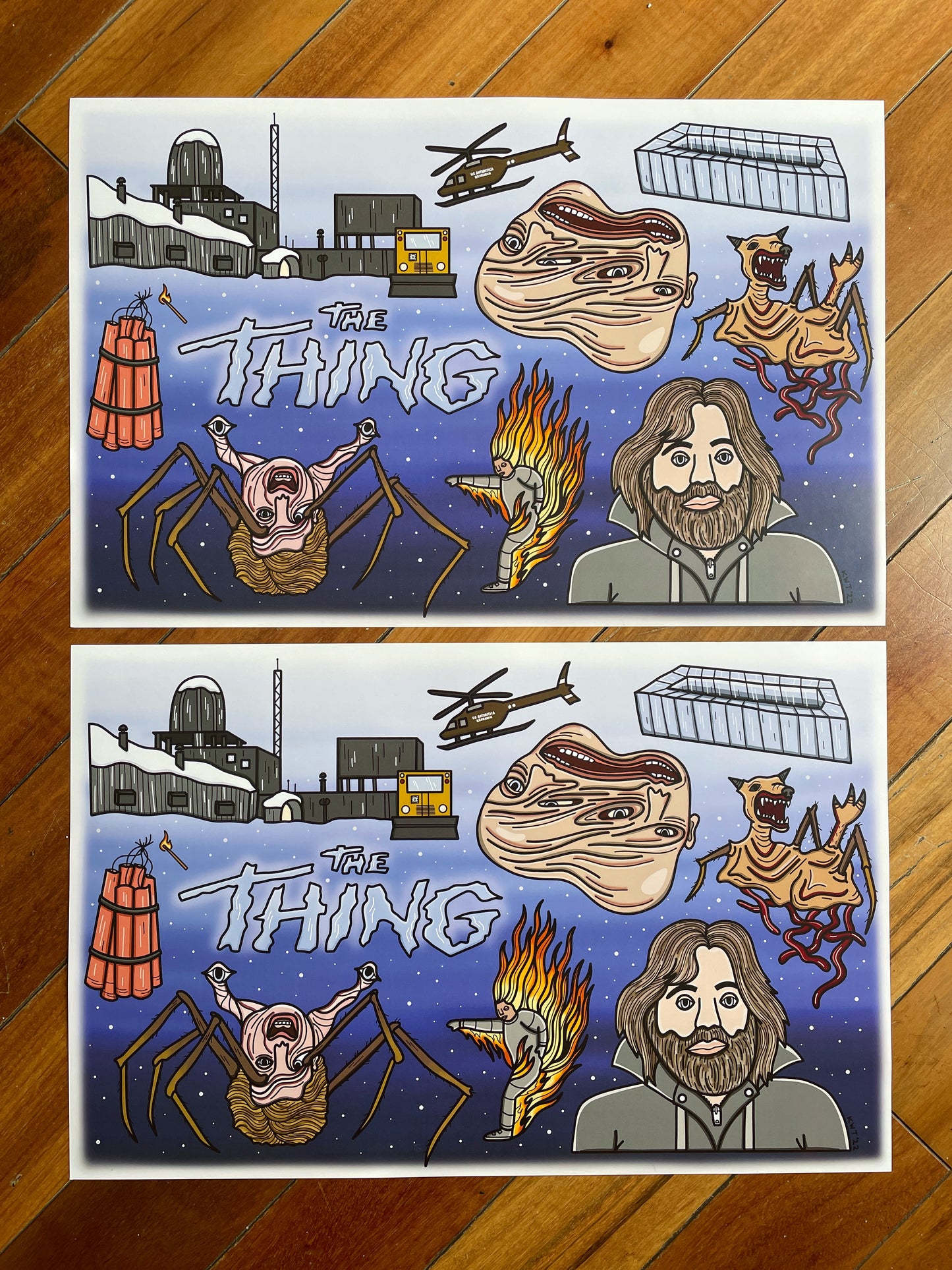 The Thing Flash Sheet Print