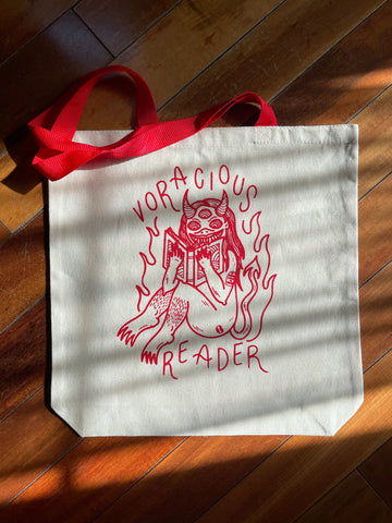 Voracious Reader Tote Bag