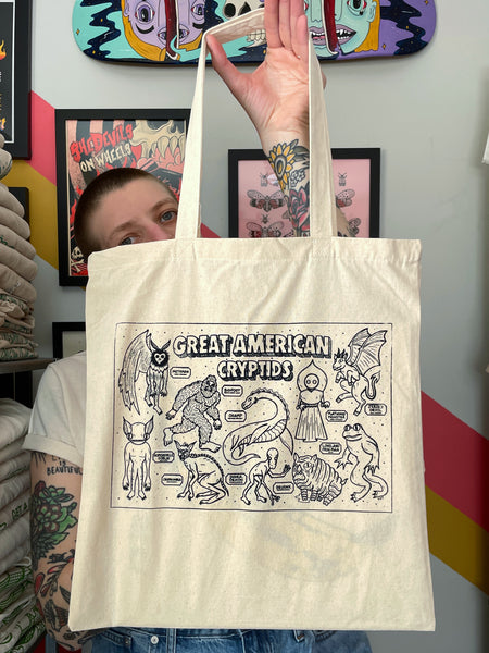 Great American Cryptids Tote Bag