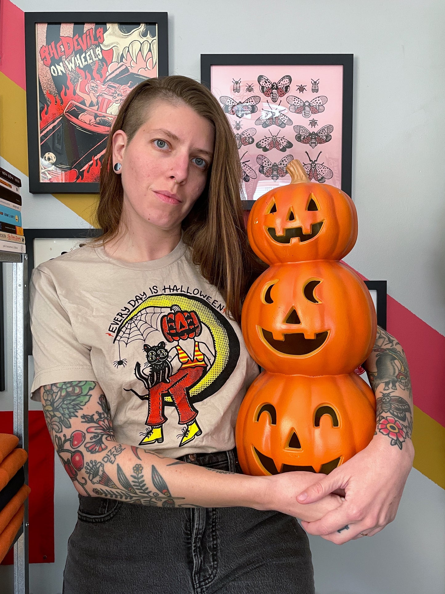 RETIRING Every Day is Halloween Tee Shirt