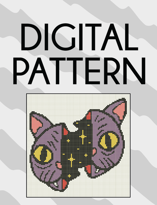 Galaxy Cat Pattern
